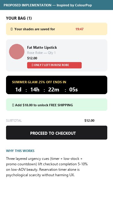Proposed â€” Inspired by ColourPop