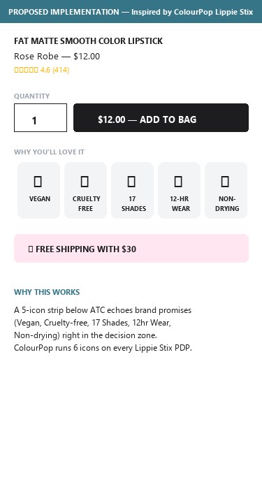 Proposed â€” Inspired by ColourPop