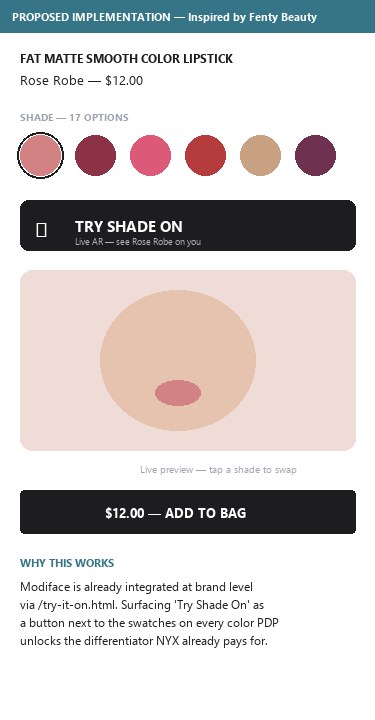 Proposed â€” Inspired by Fenty Beauty